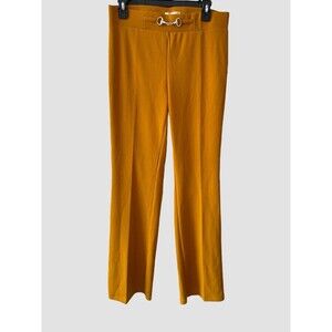 Retrology Mustard Yellow Comfort Waist Stretch Barely Boot Pull On Pants Med NWT